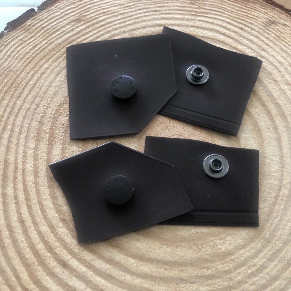 Louis Vuitton Chocolate Brown Button Replacement Set Rare